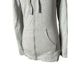 Body by Victoria Gray Fleece Full Zip Hoodie Size L Cozy Minimalist Normcore Size L Photo 4