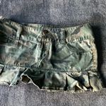 Y2K Moe clothing &‎ co. camo mini skirt ( 11 ) Green Size undefined Photo 1
