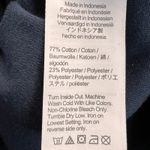 J.Crew Womens Navy Velour Pullover Sweatshirt Top M Crewneck Long Sleeve Soft Photo 6