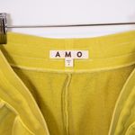 AMO Organic Cotton Terry Lined Mid Rise Straight Leg Casual Trouser Sweat Pants  Photo 1