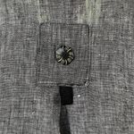 Earth Song Women's Grey 100% Linen Lightweight Jacket Size M Gray Size M Photo 5