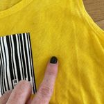 Barcode Sleeveless Tank in Yellow Photo 2