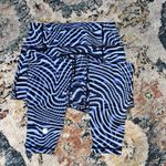 Sweaty Betty  Power womens leggings 7/8 length navy Light Blue Striped Size 6 US Photo 7