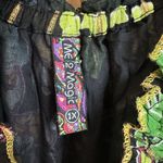 Me 2 Magic Anthropologie Maxi Dress 1X Dark Floral Metallic Tiered Smocked Size XL Photo 1