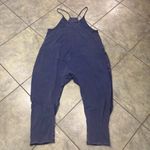 FP Movement Hot Shot jumpsuit Sz S Oversized Boho Cottagecore Casual Preppy Blue Photo 10