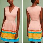 Anthropologie EUC Tracy Reese x  Fit and Flare Malibu Paint Print Dress Size 8 Photo 1