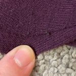 Can’t Miss | Deep Purple Ribbed Mini Sweater Dress | Size Medium Photo 4