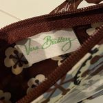 Vera Bradley Brown & Blue Floral Zip ID Holder Photo 2