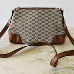 Michael Kors  STUDIO Natural Luggage Leather Medium Messenger Crossbody Bag Photo 0