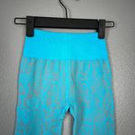Nux Compression‎ Leggings Womens Size S Turquoise Gray NEW Blue Photo 4