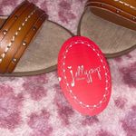 Jelly Pop Open Toe Block Heel Sandal leather canvas shannen NEW Photo 12