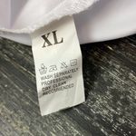 100% Cotton Long Sleeve Button Front Open Skirt Midi Prairie Shirt Dress XL White Photo 5