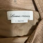 Lovers + Friends Sol Top Small Taupe Ribbed Lined Photo 2