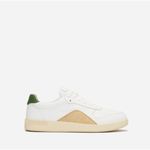 Everlane  The ReLeather Court Sneaker in Green & Canvas 10 New Womens Casual Shoe Photo 2