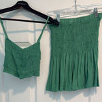 Forever 21  Two-Piece Set Skirt Green Photo 0
