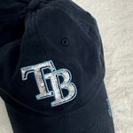Genuine Merchandise Tampa Bay Rays Blue Baseball Cap with sparkle TB Logo Photo 6