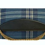 Brown’s Of Bermuda NWOT Vintage Brown's of Bermuda Set: Blue Wool Tartan Plaid Handbag & Wallet Photo 9