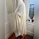 Lila Clothing Vintage A Line High Neck Dress Pale Gold Shimmer Large Photo 6