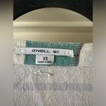 O'Neill  Ivory Multicolor Plaid Size Xs Midi Short Sleeve Dress Beauty Cotton Photo 2