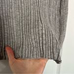 NakedCashmere 100% cotton boatneck sleeveless sweater ribbed stretchy vest top Gray Photo 2