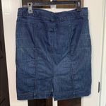 Banana Republic  Denim Mini Pencil Skirt Size 10 Photo 1
