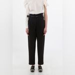 Isa Arfen Paper Bag Trouser with Boderie Trim Photo 12