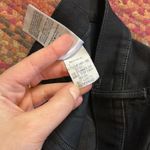 NWOT MOTHER DENIM BLACK STRETCH STUNNER ZIP ANKLE STEP FRAY JEANS Size 31 Photo 4