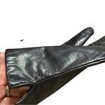 Fownes Black Leather Gloves Fur Lined Soft Size 7 Photo 2