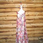 Mac Duggal 68108 Multicolor Asymmetrical Ruffled Halter Floral Gown Photo 11