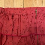Mossimo Supply Co Raspberry Front-Zipper Star Skirt Photo 1