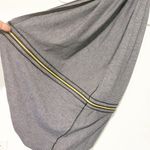 Lululemon  Vinyasa Scarf - Tonka Stripe Heathered Slate Black Stripe Gold Zipper Photo 4