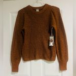 Worthington  Tortoise Brown Crew Neck Ribbed Knit Sweater. Size XSmall Photo 3