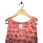 CAbi L 'Sunshine' Orange Blue Geometric Print Flowy Tank Top Photo 2