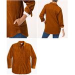 J.Crew  NWT $110 Cotton Stretch Corduroy Shirt-Jacket in Golden Brandy | Sz S Photo 1