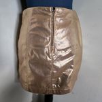 Wild Fable Rose Gold Metallic Mini Skirt Photo 4