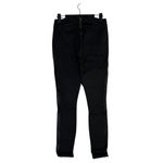 J.Crew Gigi Ponte Knit Black Leather Tuxedo Stripe Ankle Pants 00 Black #3272 Photo 3