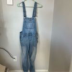 Levi's Anthropologie Esme Level 99 Levi’s denim jean overalls small lyocell crop Photo 2