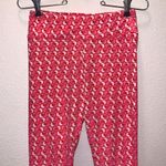 LuLaRoe  geometrical heart pattern Valentine’s Day colors ankle length leggings Photo 1