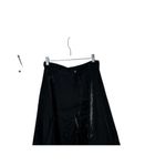 JS Collections JS Collection Black Shimmery Full Length A-Line Skirt Women's Size 8 Photo 4
