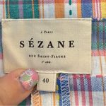 Sézane Sezane Dorian Shorts Careo Plaid Size 40 US 8 Ruffle Hem Colorful Preppy Twee Photo 4