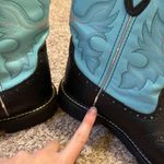 Justin Boots Justin Gypsy Gemma Leather Cowgirl Boots Black Turquoise Womens 10 B L9905 Photo 4