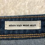 Jessica Simpson  denim skirt size 27 adorn high waist skirt distressed button up Photo 5