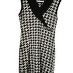 Calvin Klein Houndstooth Print Sleeveless Sweater Dress Size S Photo 0