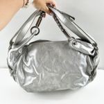 Furla  Shoulder Bag Purse Metallic Silver Photo 0