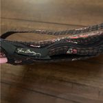 Vera Bradley  Black Red Miller Houndstooth Pattern Small Handbag Photo 8