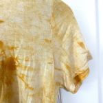 Heart and Hips yellow short sleeve tie front top Photo 12