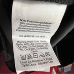 DKNY  Small Black Velour/Velvet Crewneck Twisted Front 3/4 Sleeve Cocktai… Photo 12