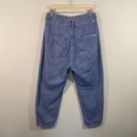 ZARA  Women Blue High Rise Barrel Leg Ankle Length Jeans Size 12 Photo 6