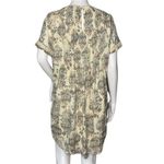 Lucky Brand Dress Womens XS Cream Multicolored Geometric Boho Bohemian Peasant Photo 2