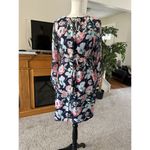 Women’s Floral Dress Tie Waist Flowy Slinky Size 4 Photo 5